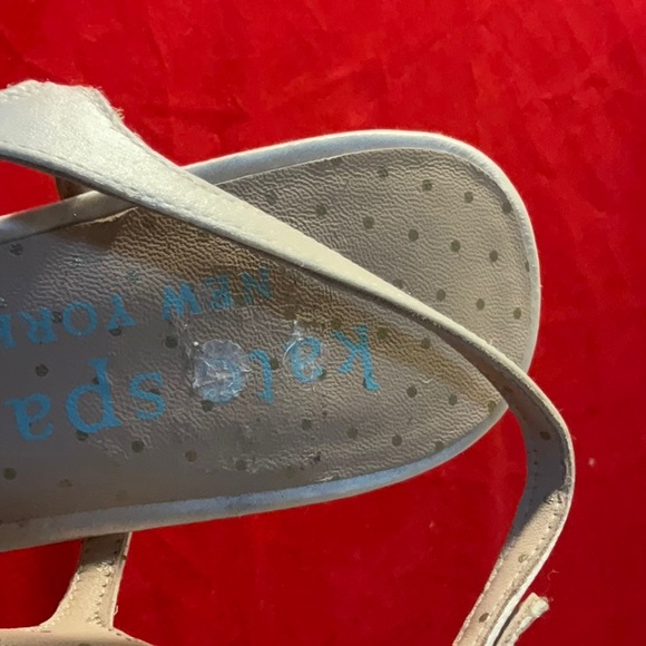 Kate Spade New York Buckle Up Satin Slingback Pumps - Size 10 - Picture 9 of 9